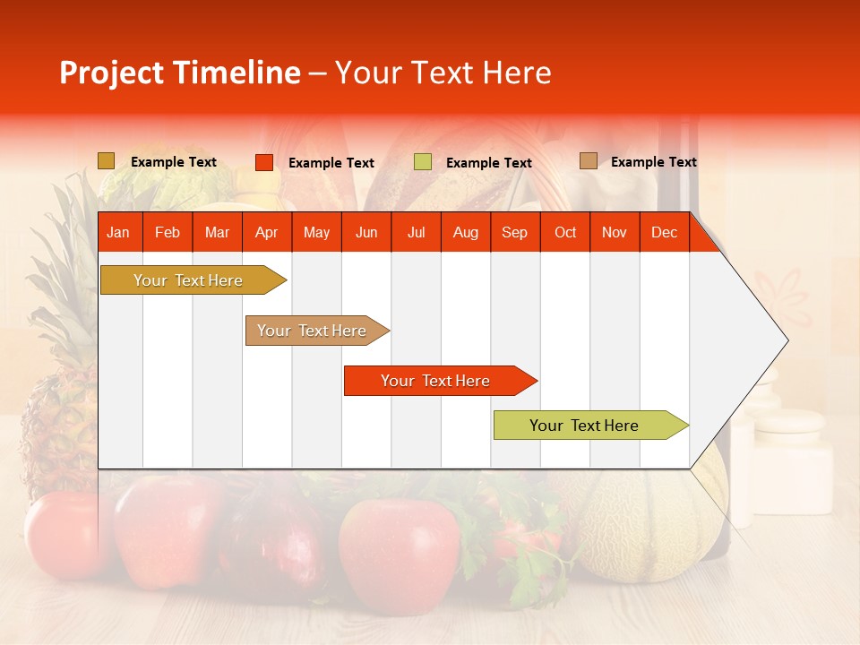 Green Plant Bread PowerPoint Template