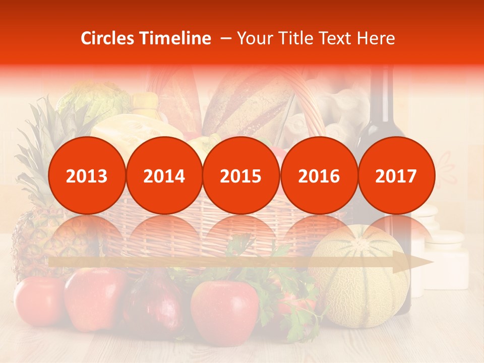 Green Plant Bread PowerPoint Template