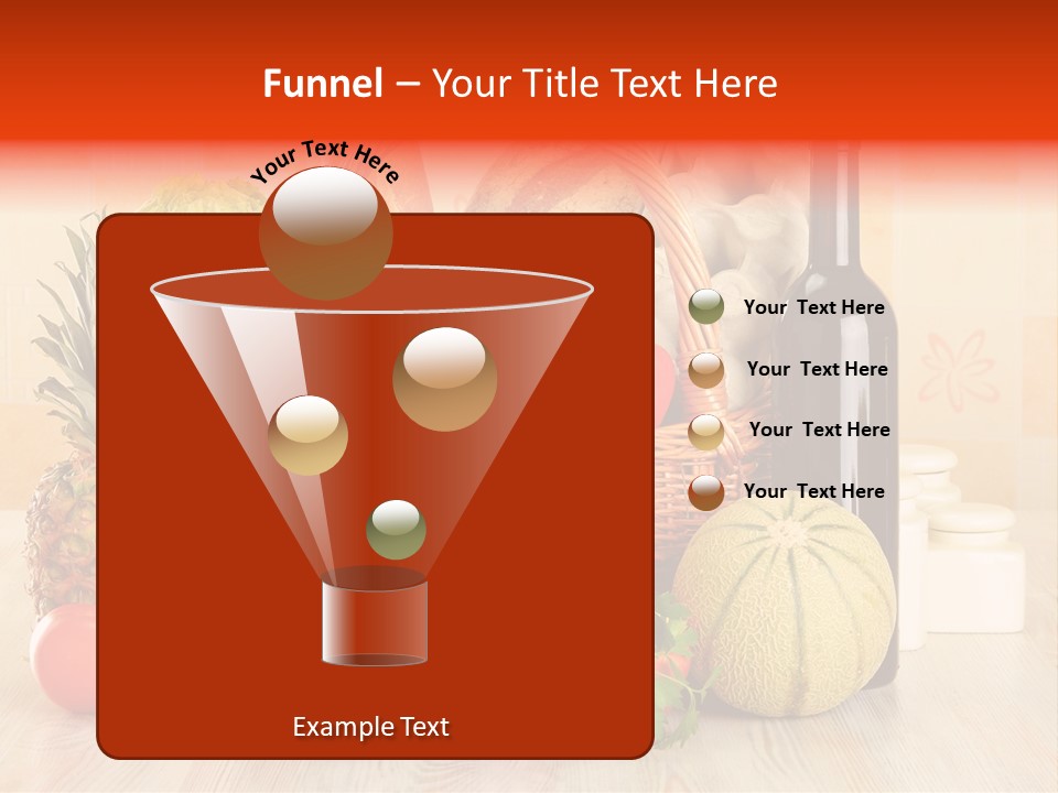 Green Plant Bread PowerPoint Template