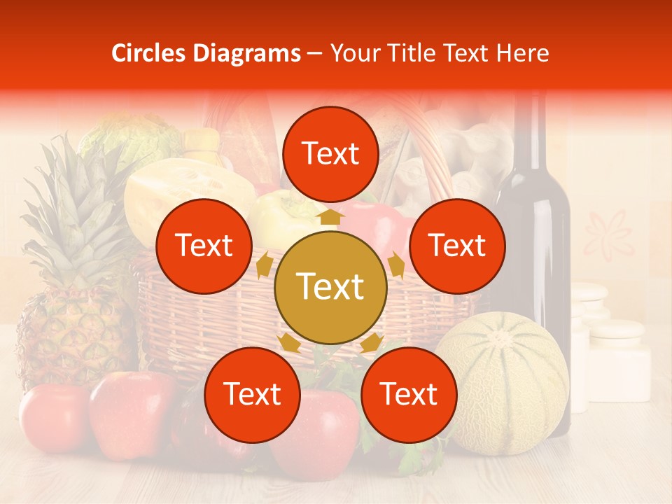 Green Plant Bread PowerPoint Template