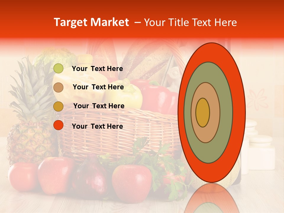 Green Plant Bread PowerPoint Template