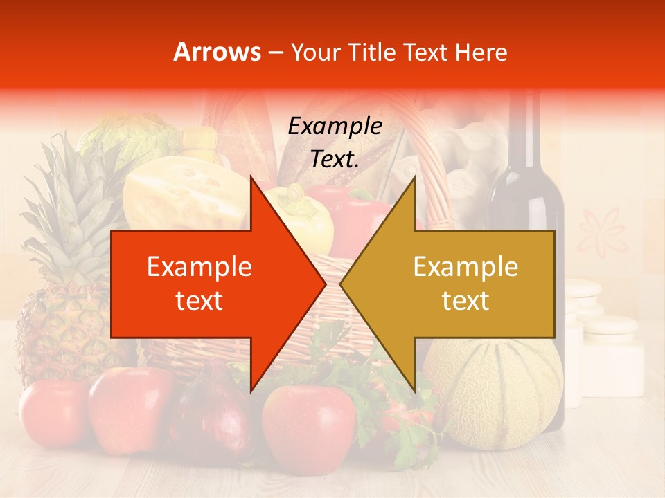 Green Plant Bread PowerPoint Template