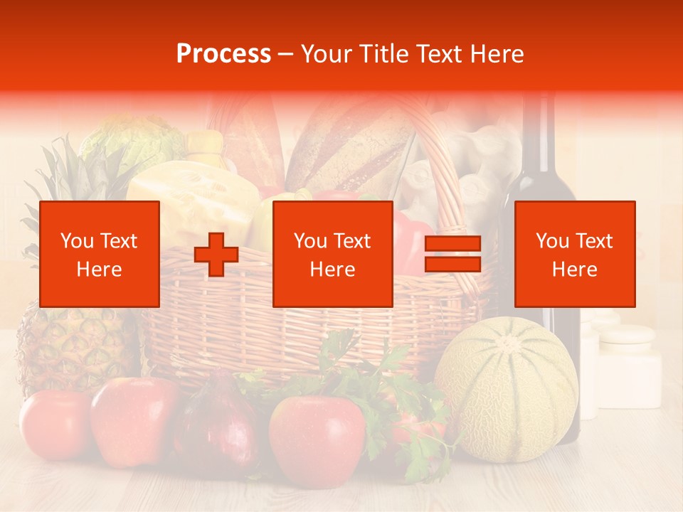 Green Plant Bread PowerPoint Template