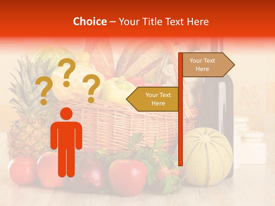 Green Plant Bread PowerPoint Template