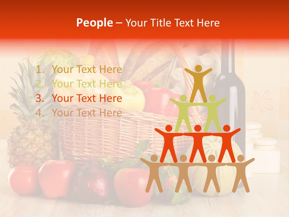 Green Plant Bread PowerPoint Template