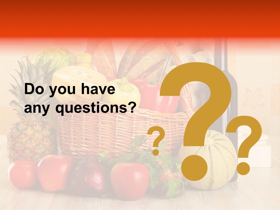 Green Plant Bread PowerPoint Template