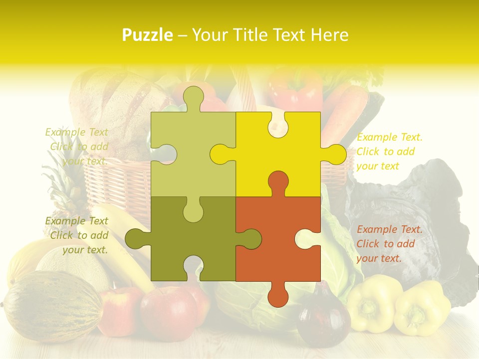 Garden Product Nutrients PowerPoint Template