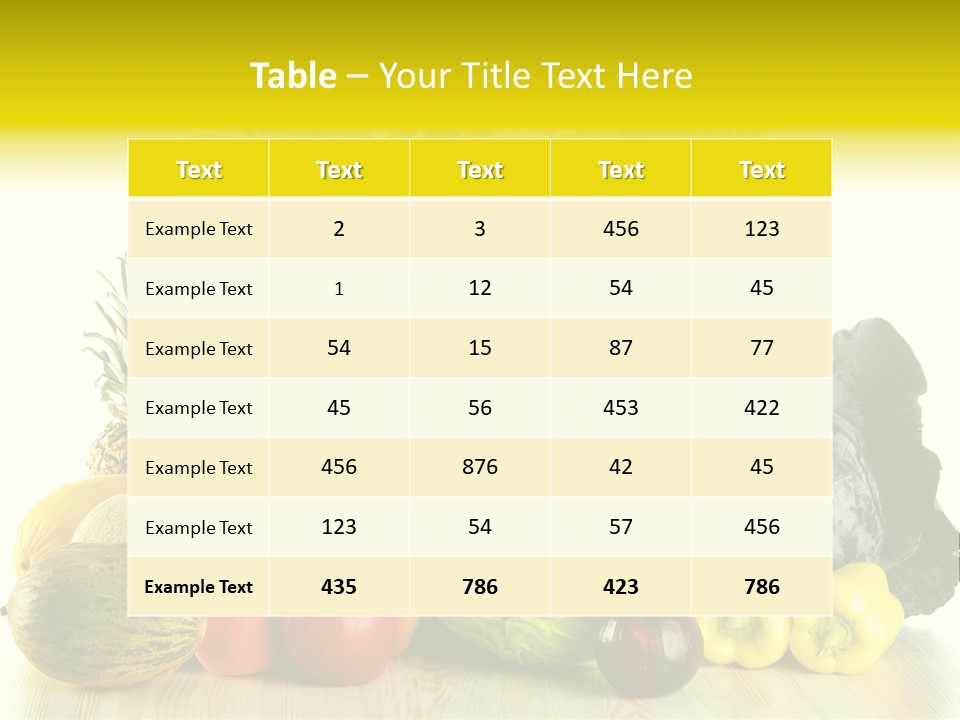 Garden Product Nutrients PowerPoint Template