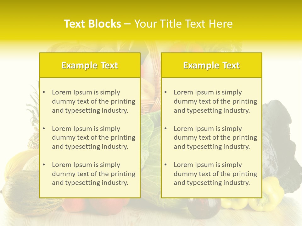 Garden Product Nutrients PowerPoint Template