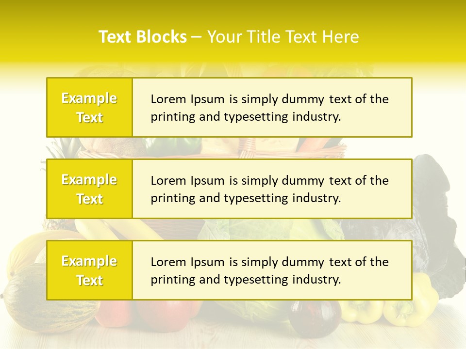 Garden Product Nutrients PowerPoint Template