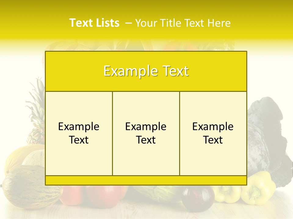 Garden Product Nutrients PowerPoint Template