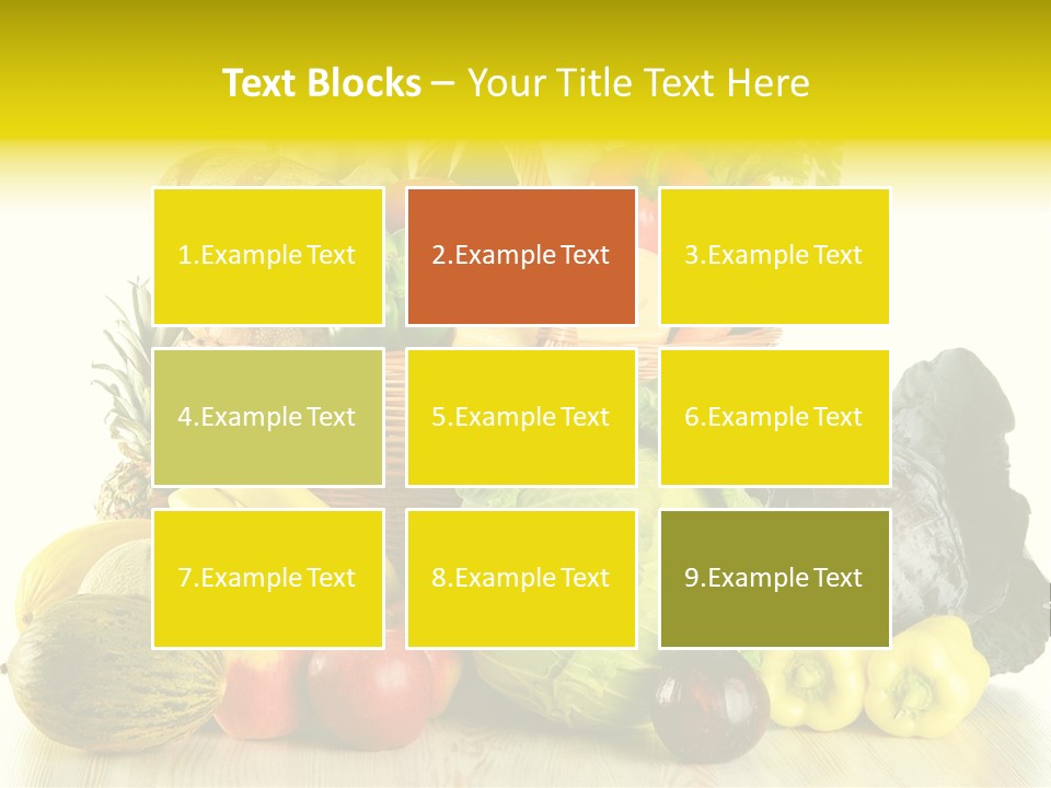 Garden Product Nutrients PowerPoint Template