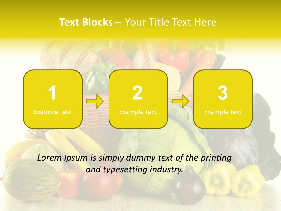 Garden Product Nutrients PowerPoint Template
