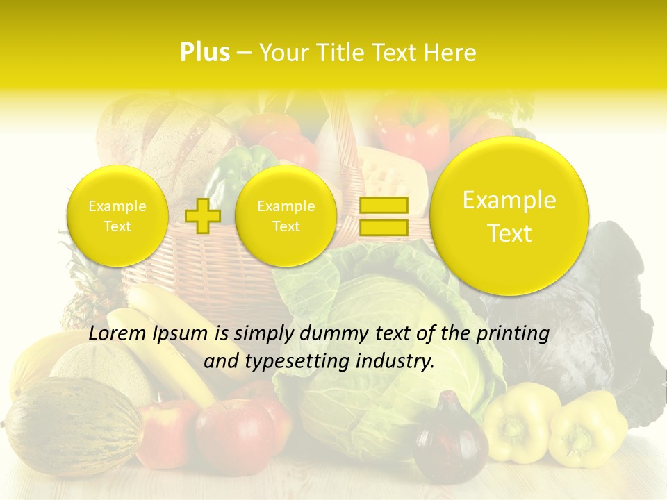 Garden Product Nutrients PowerPoint Template