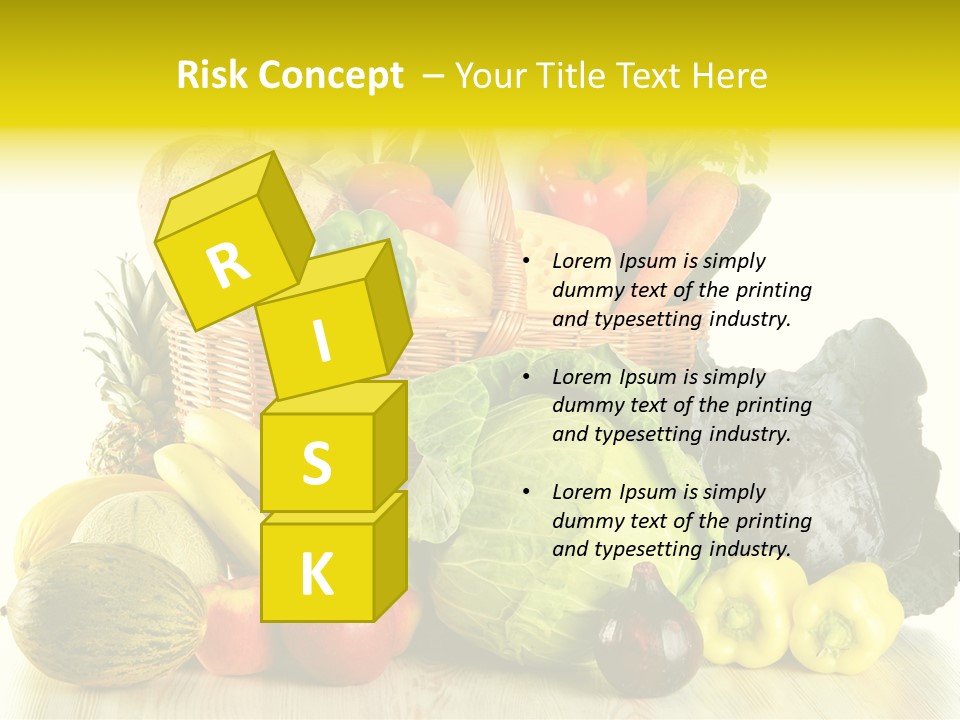 Garden Product Nutrients PowerPoint Template