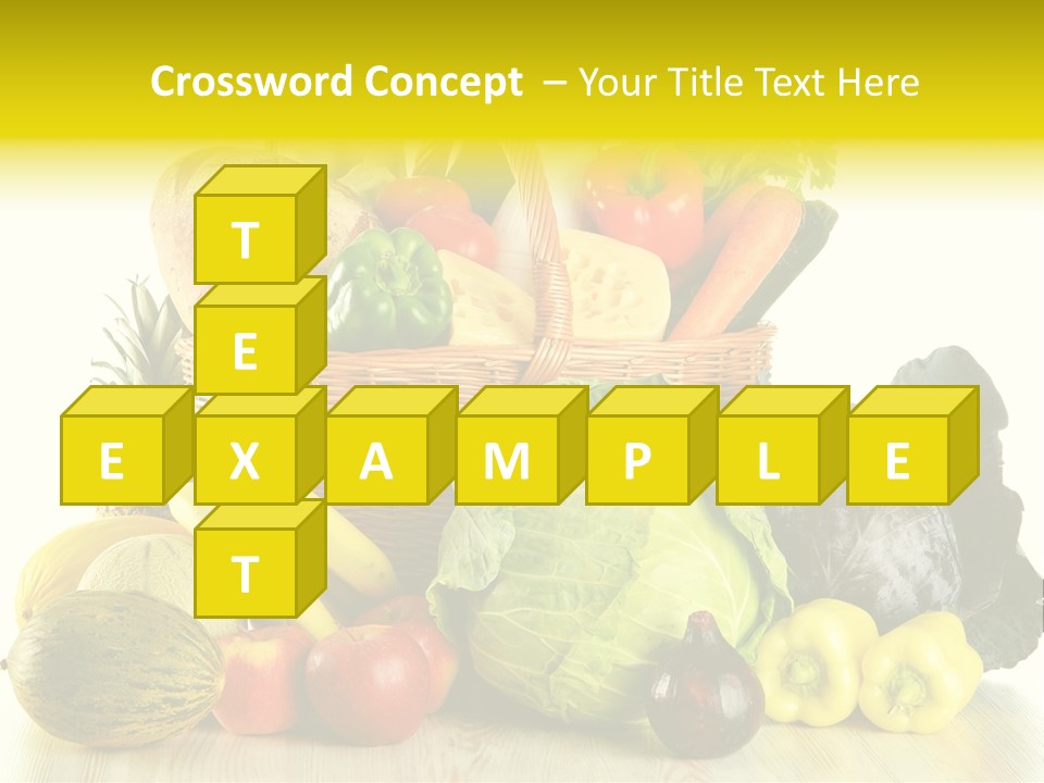 Garden Product Nutrients PowerPoint Template