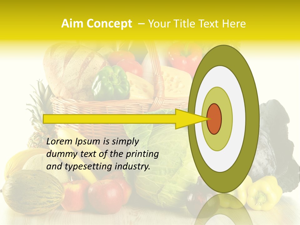 Garden Product Nutrients PowerPoint Template