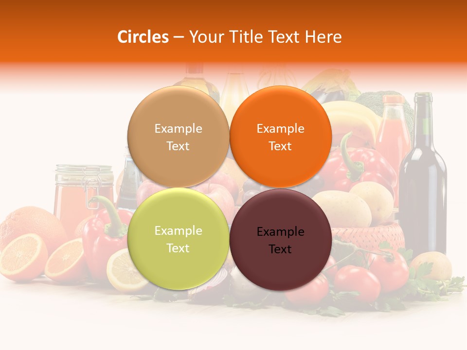 Wine Tomato Plant PowerPoint Template