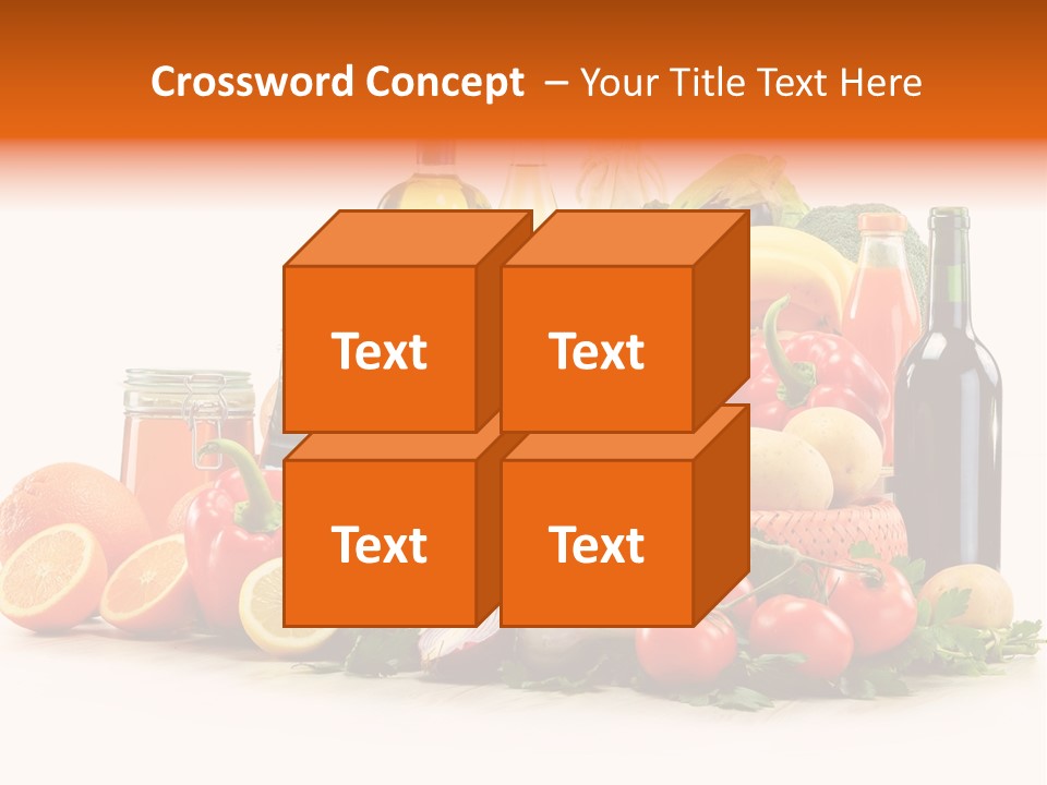 Wine Tomato Plant PowerPoint Template