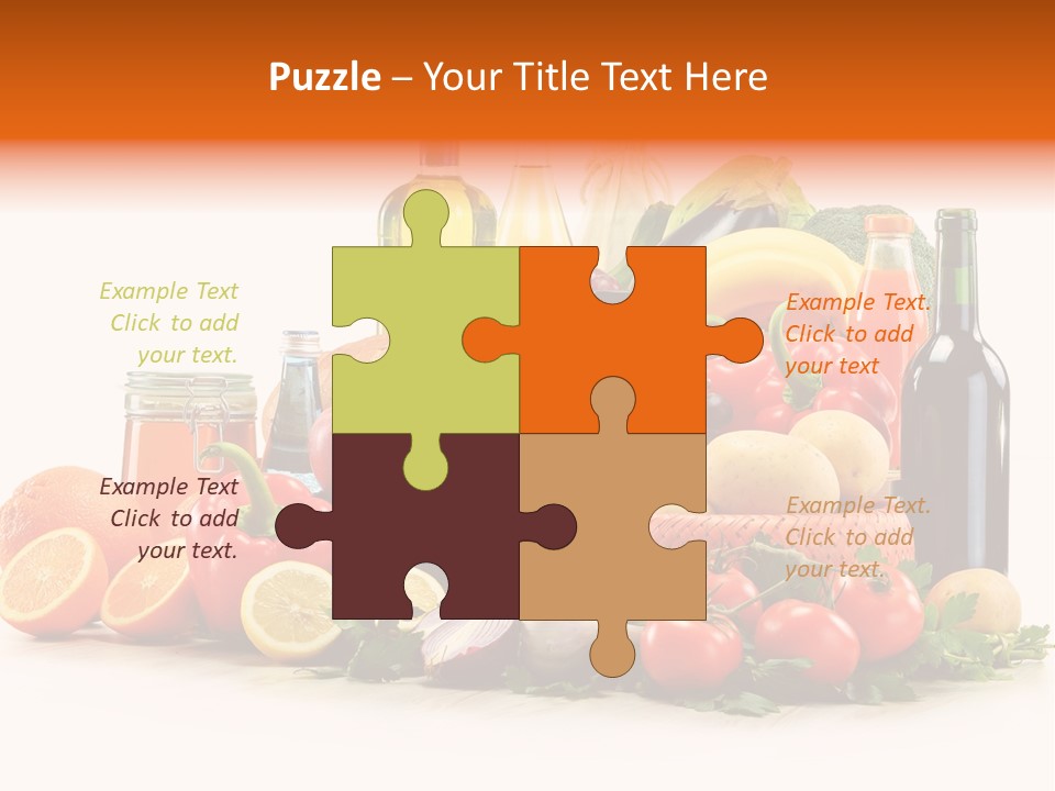 Wine Tomato Plant PowerPoint Template