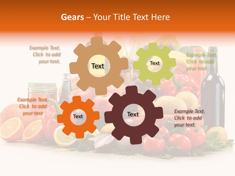 Wine Tomato Plant PowerPoint Template