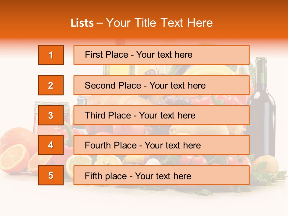 Wine Tomato Plant PowerPoint Template
