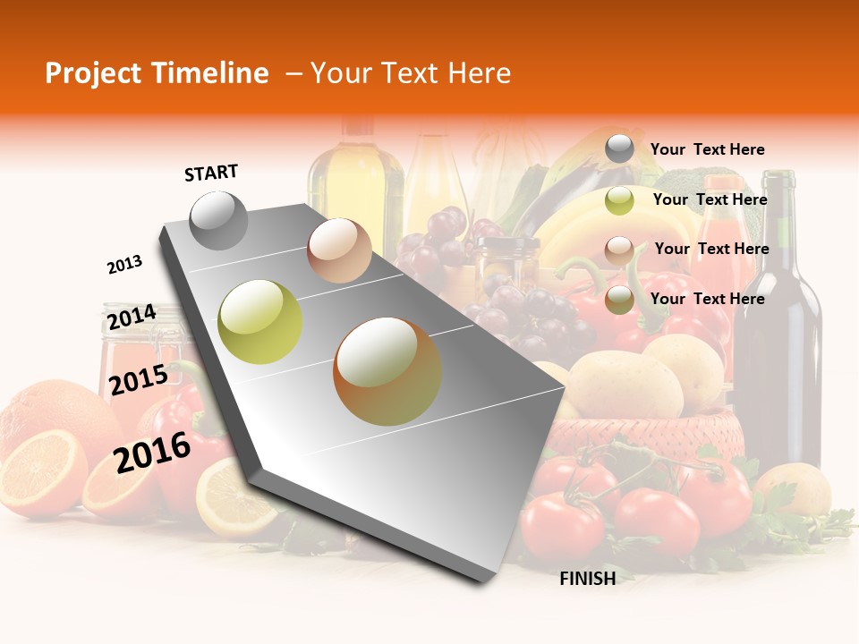 Wine Tomato Plant PowerPoint Template