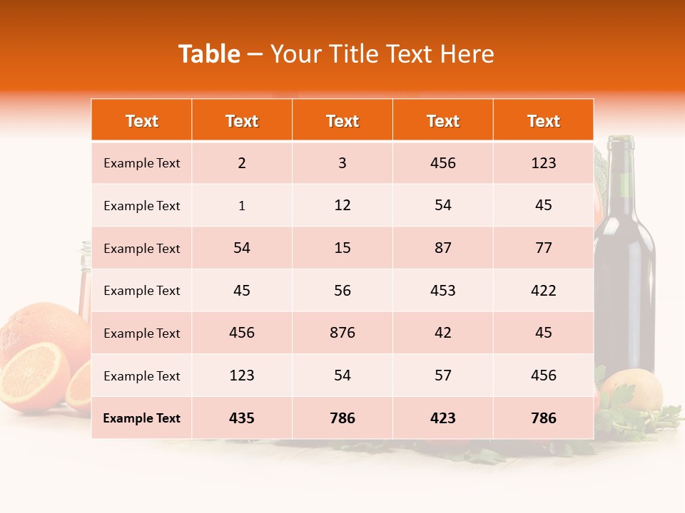 Wine Tomato Plant PowerPoint Template