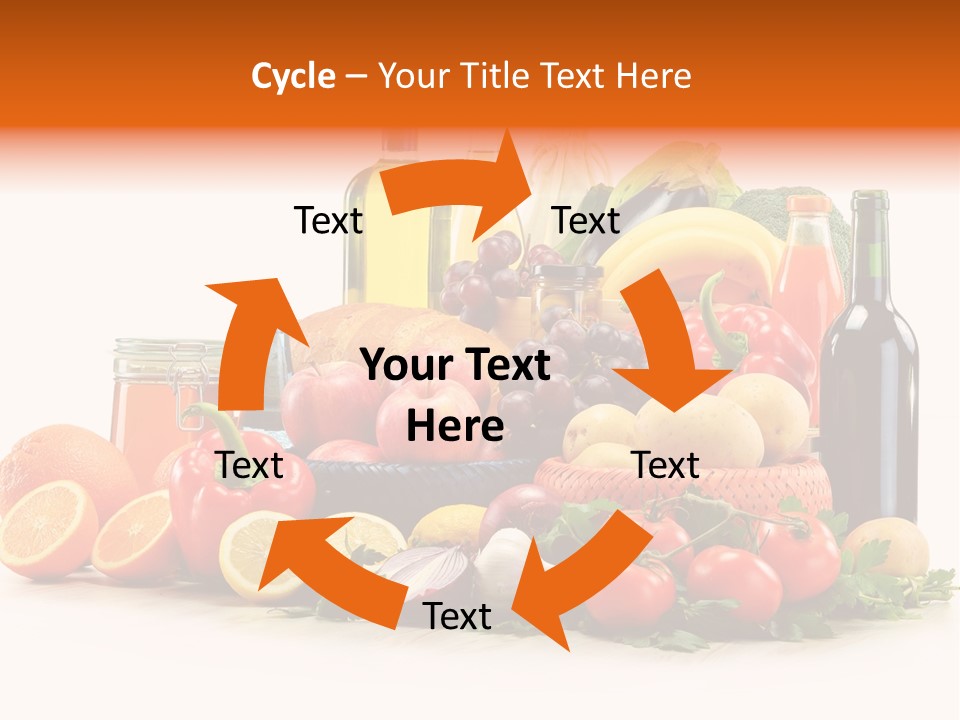 Wine Tomato Plant PowerPoint Template