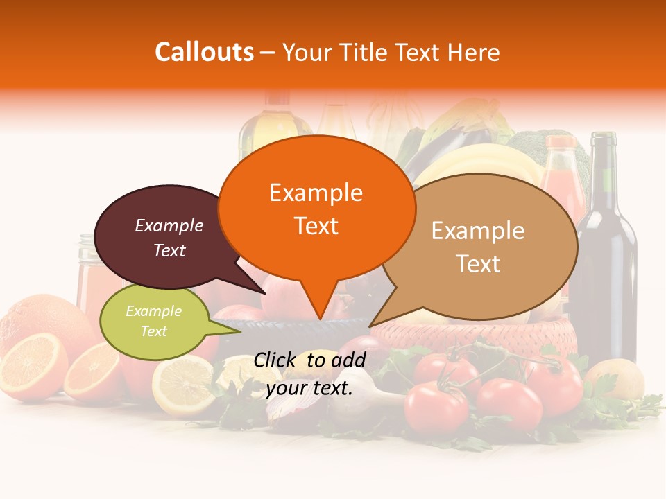 Wine Tomato Plant PowerPoint Template