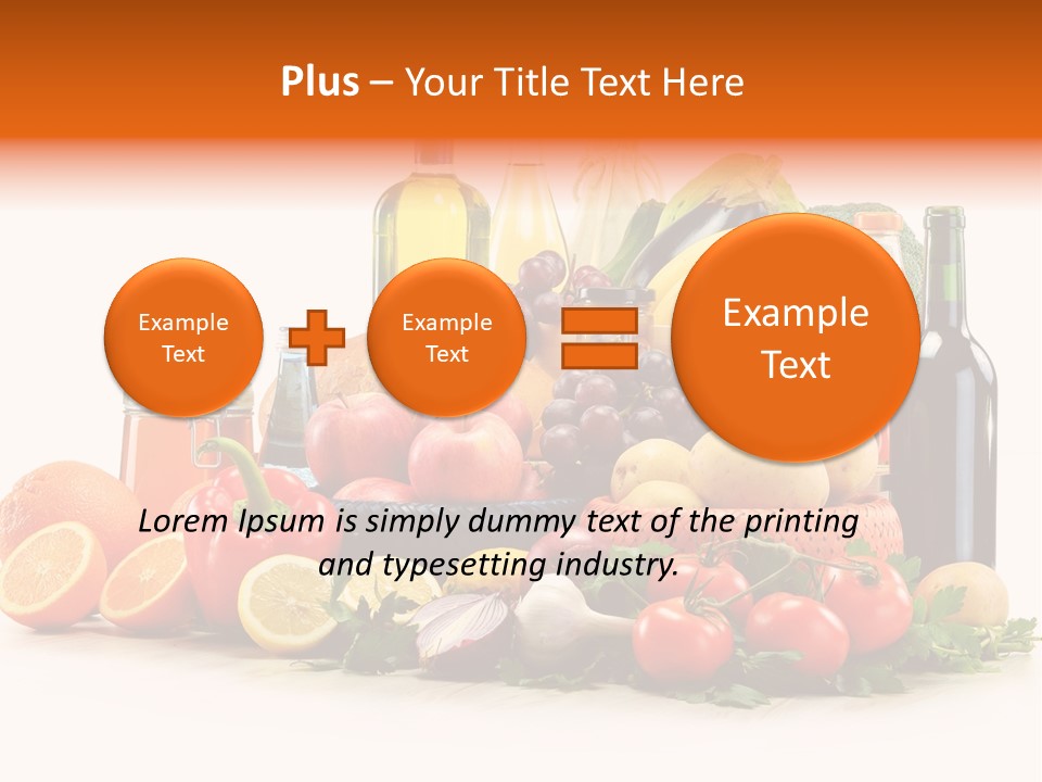 Wine Tomato Plant PowerPoint Template