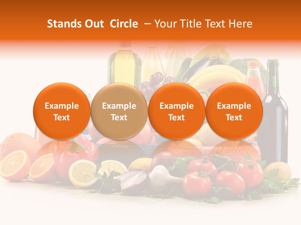 Wine Tomato Plant PowerPoint Template