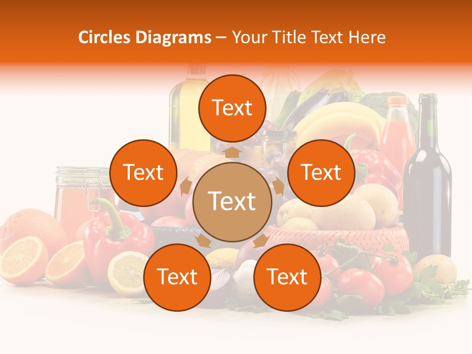 Wine Tomato Plant PowerPoint Template