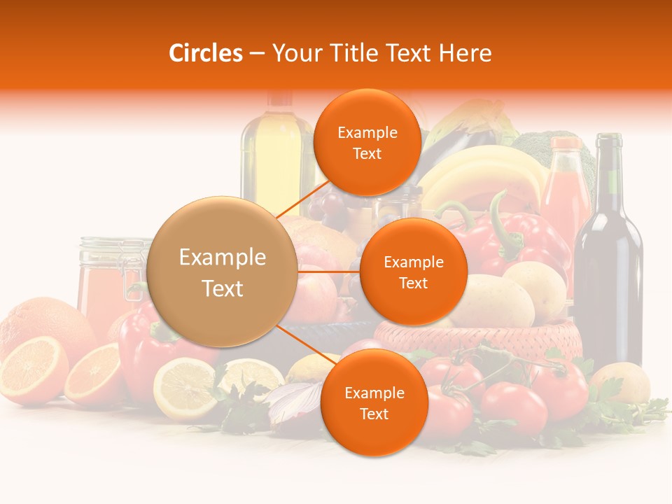 Wine Tomato Plant PowerPoint Template