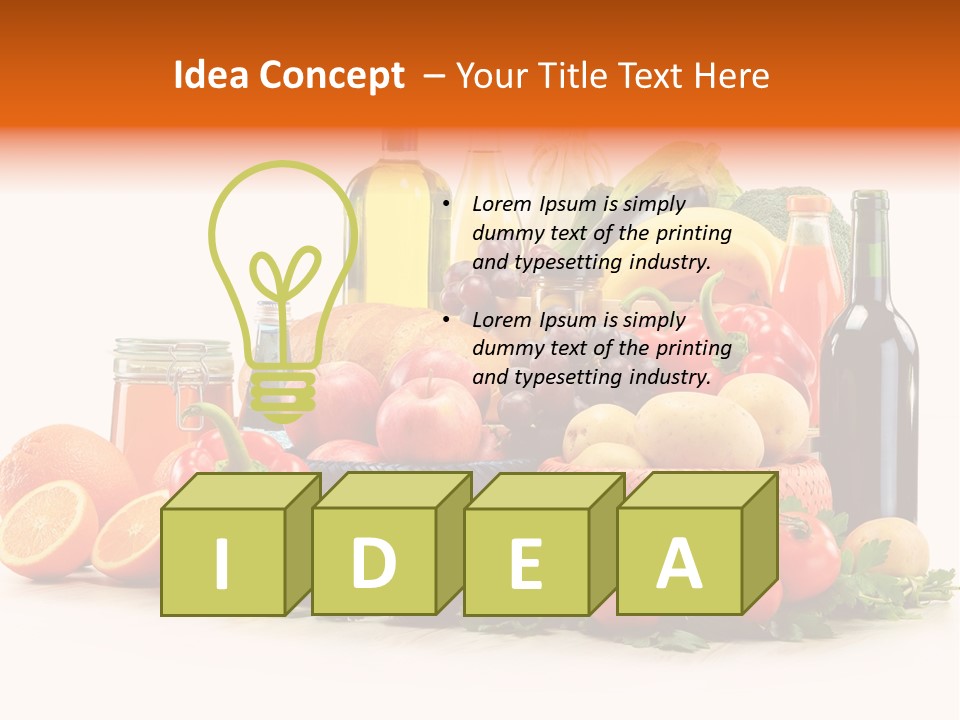 Wine Tomato Plant PowerPoint Template