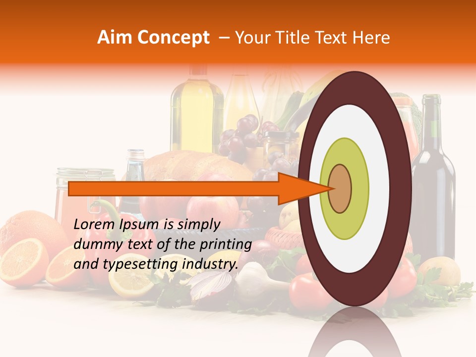 Wine Tomato Plant PowerPoint Template