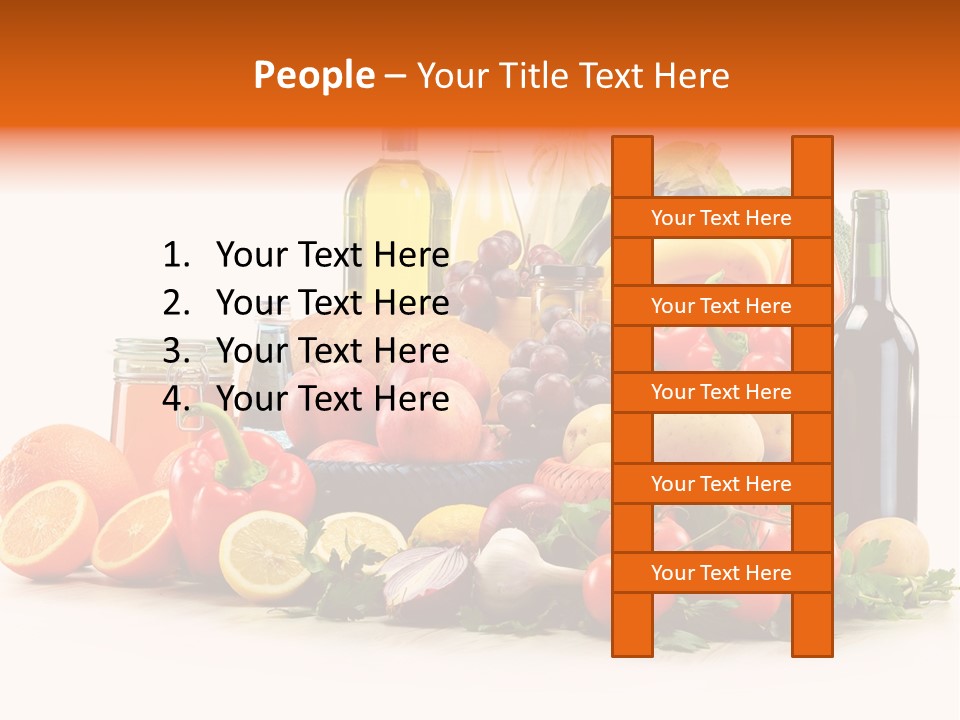 Wine Tomato Plant PowerPoint Template