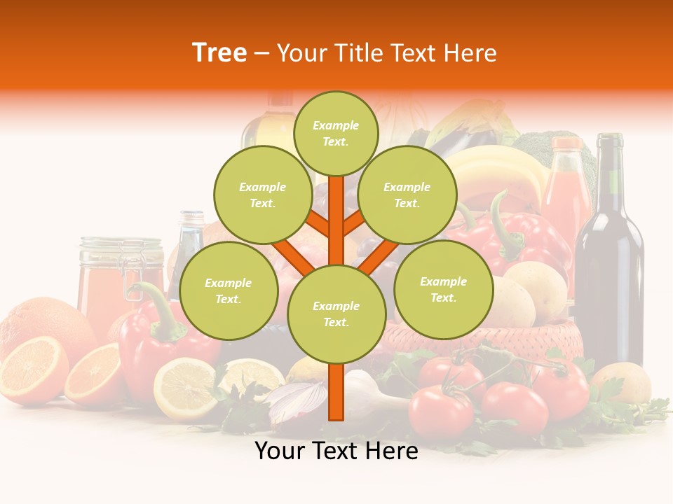 Wine Tomato Plant PowerPoint Template