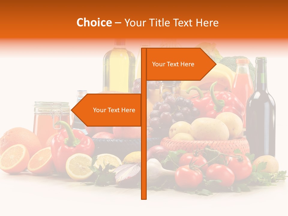 Wine Tomato Plant PowerPoint Template