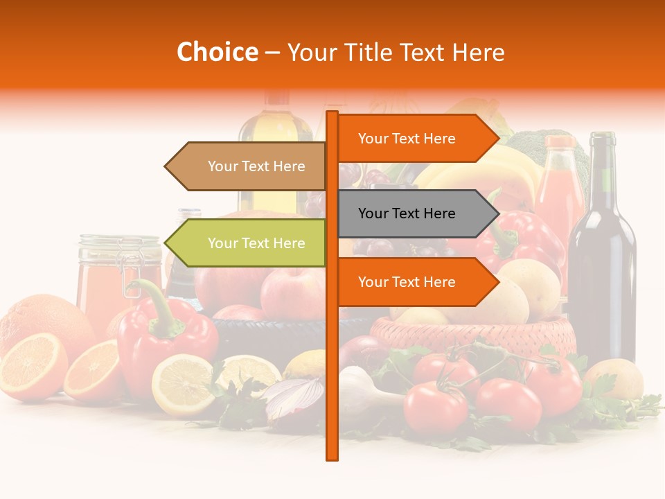 Wine Tomato Plant PowerPoint Template