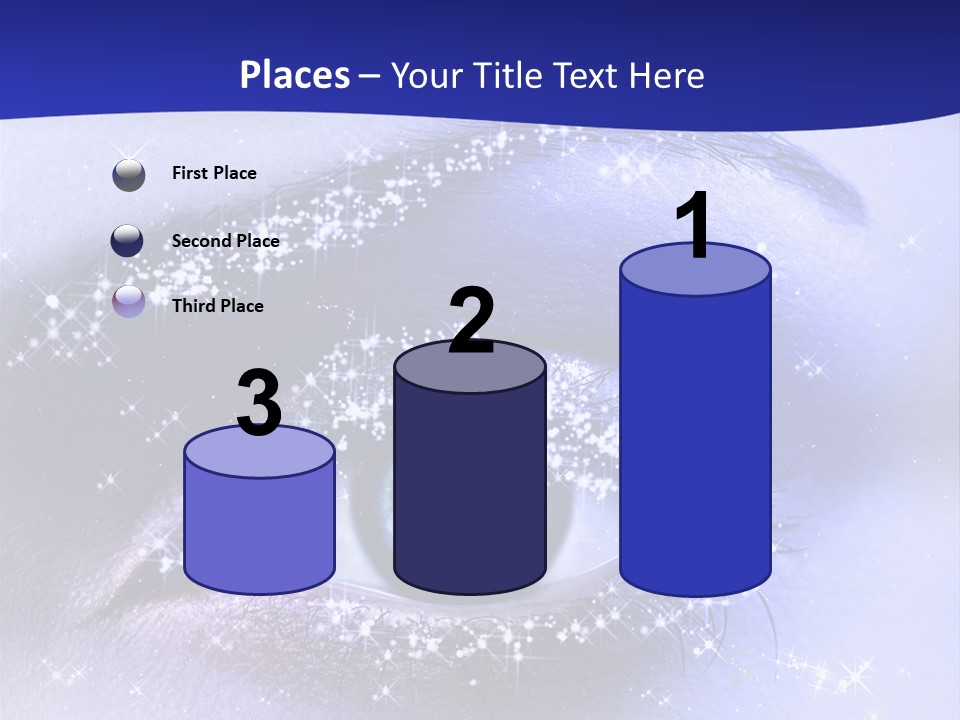 Regard Cil E PowerPoint Template