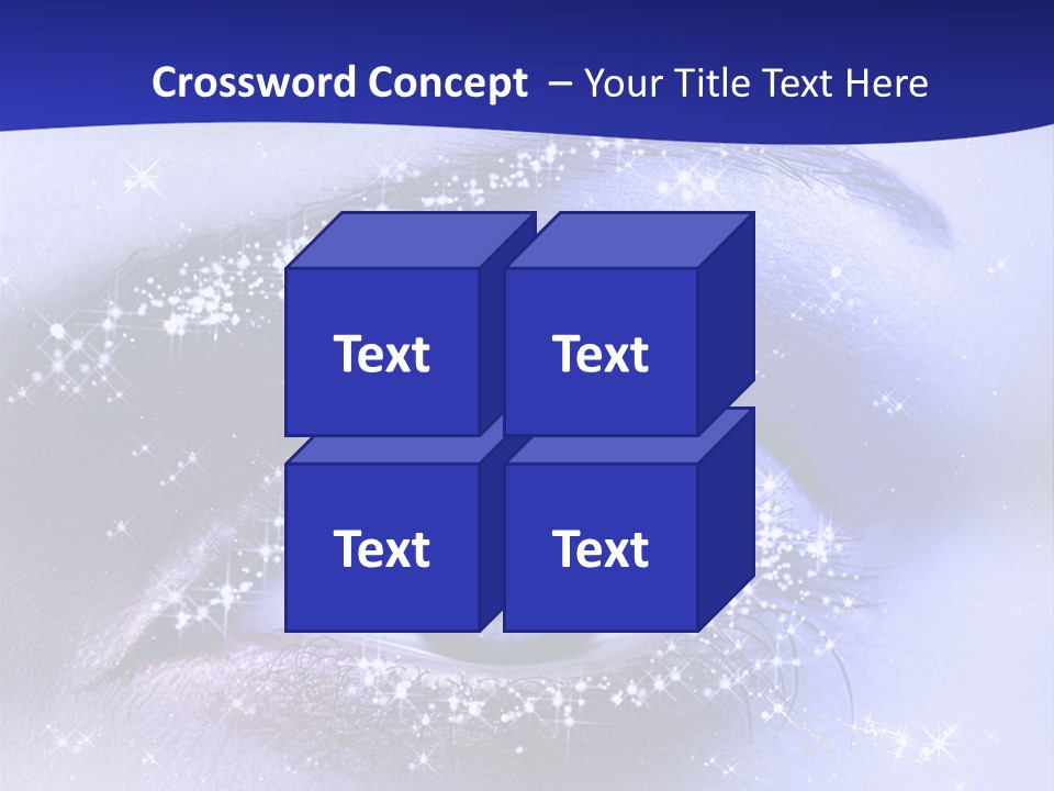 Regard Cil E PowerPoint Template