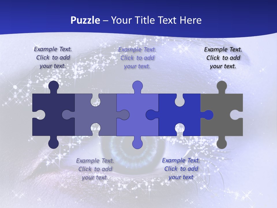 Regard Cil E PowerPoint Template