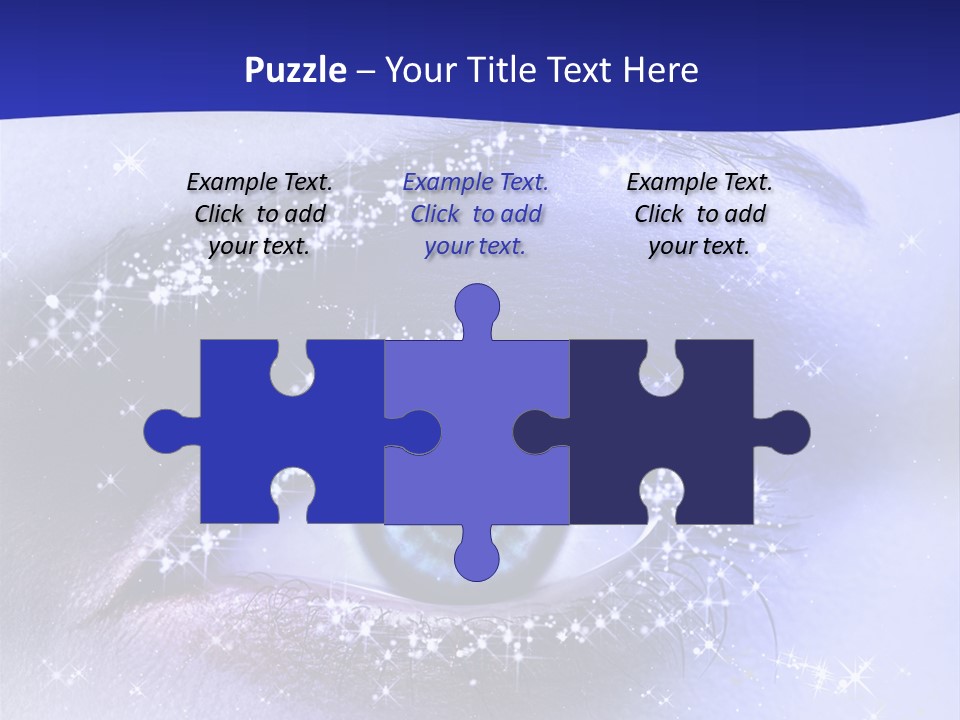 Regard Cil E PowerPoint Template