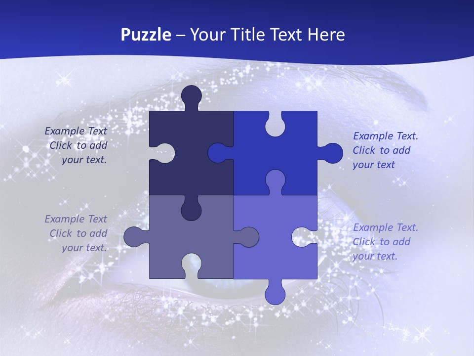 Regard Cil E PowerPoint Template
