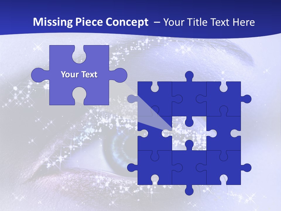 Regard Cil E PowerPoint Template