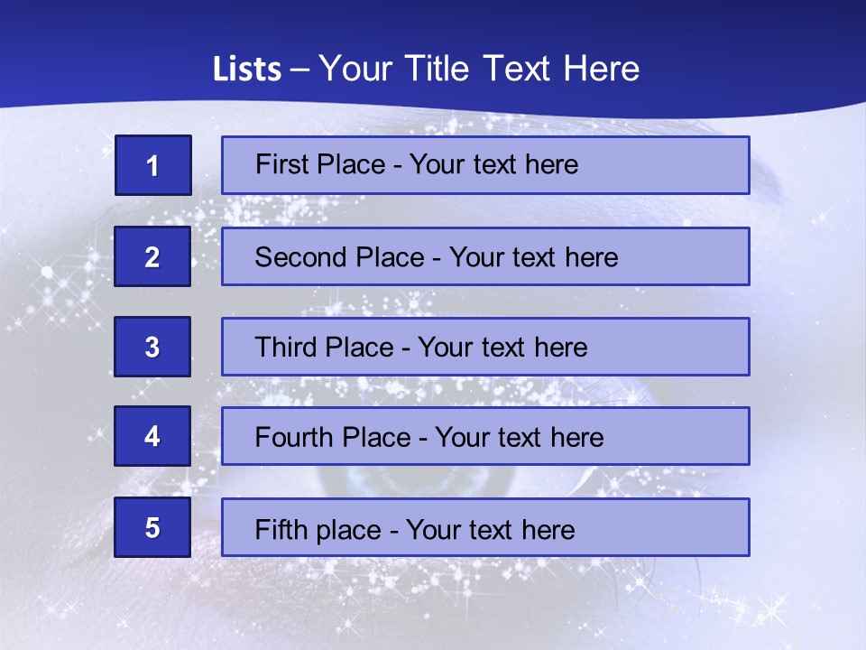 Regard Cil E PowerPoint Template