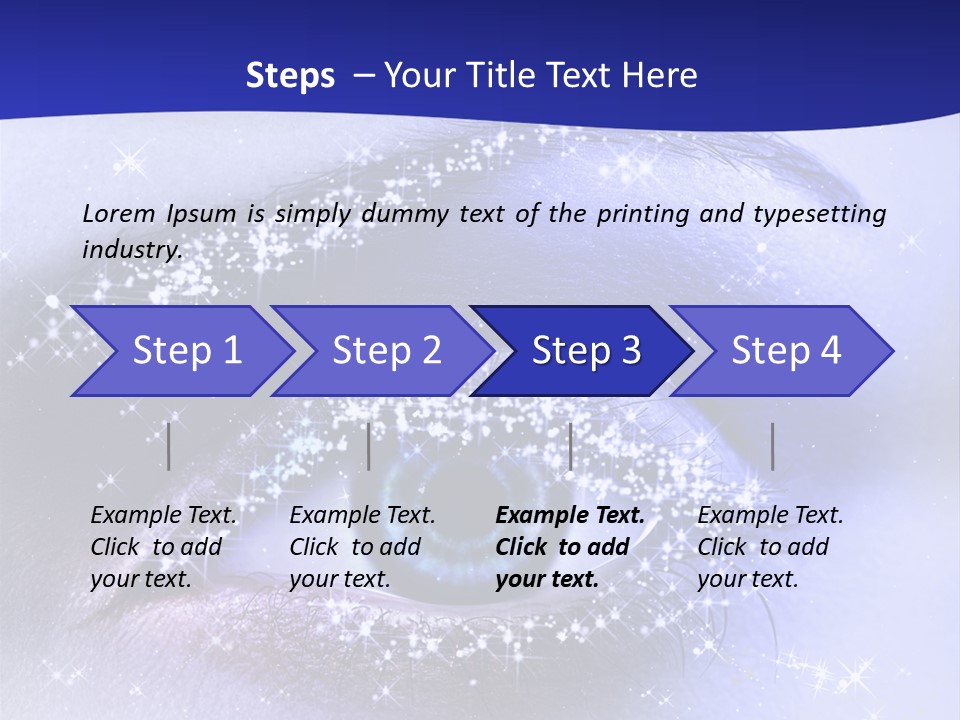 Regard Cil E PowerPoint Template