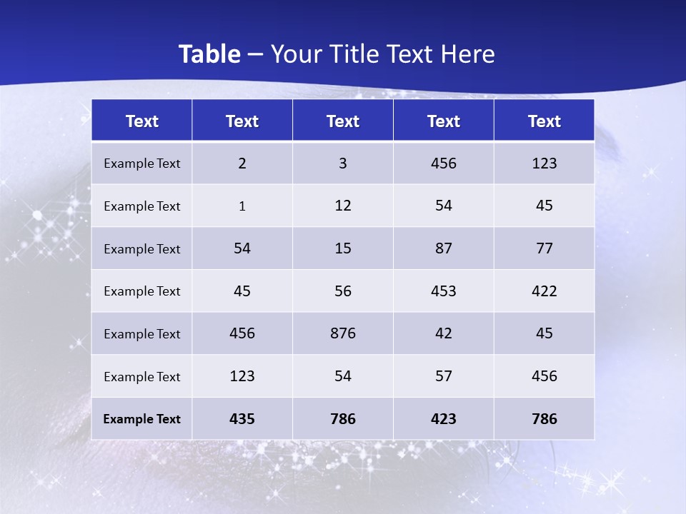 Regard Cil E PowerPoint Template