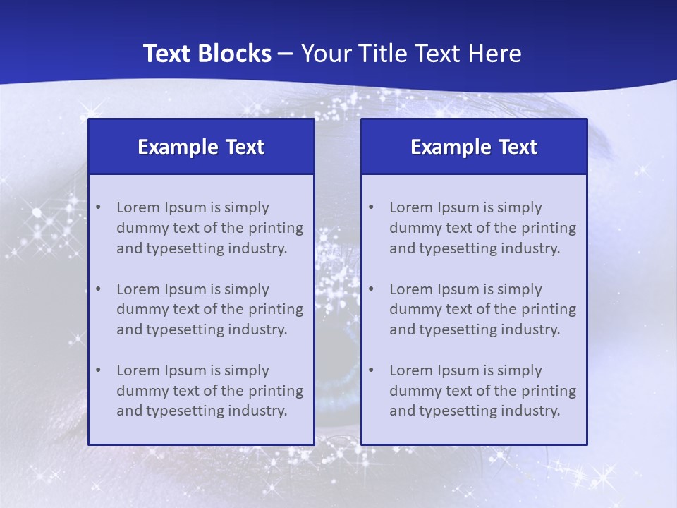 Regard Cil E PowerPoint Template